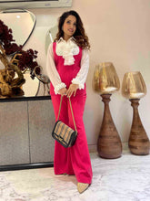 Hot Pink Frill Cord Set